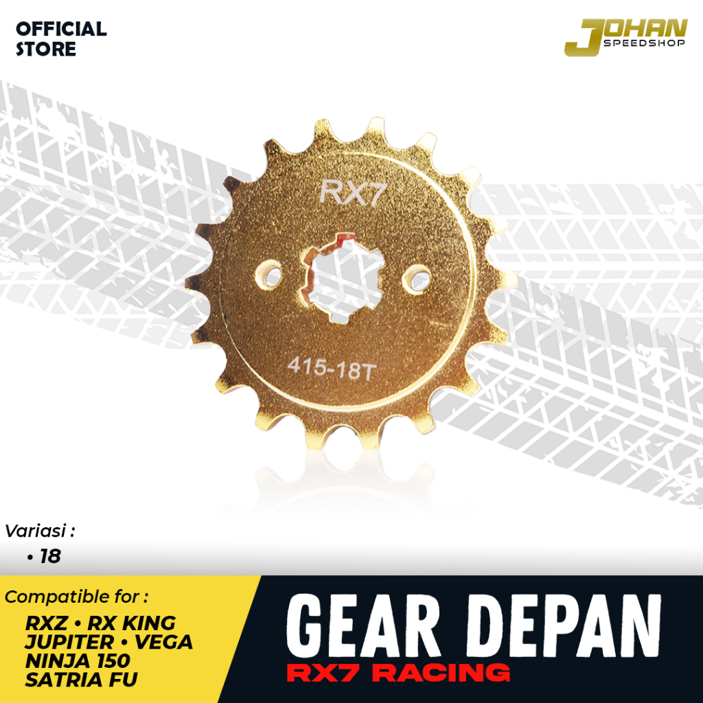 RX7 RACING GEAR DEPAN RXZ 18T