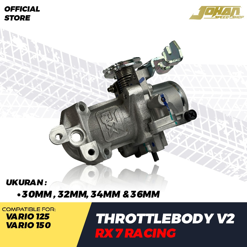 RX7 RACING THROTTLEBODY VARIO 150 36MM GEN 2