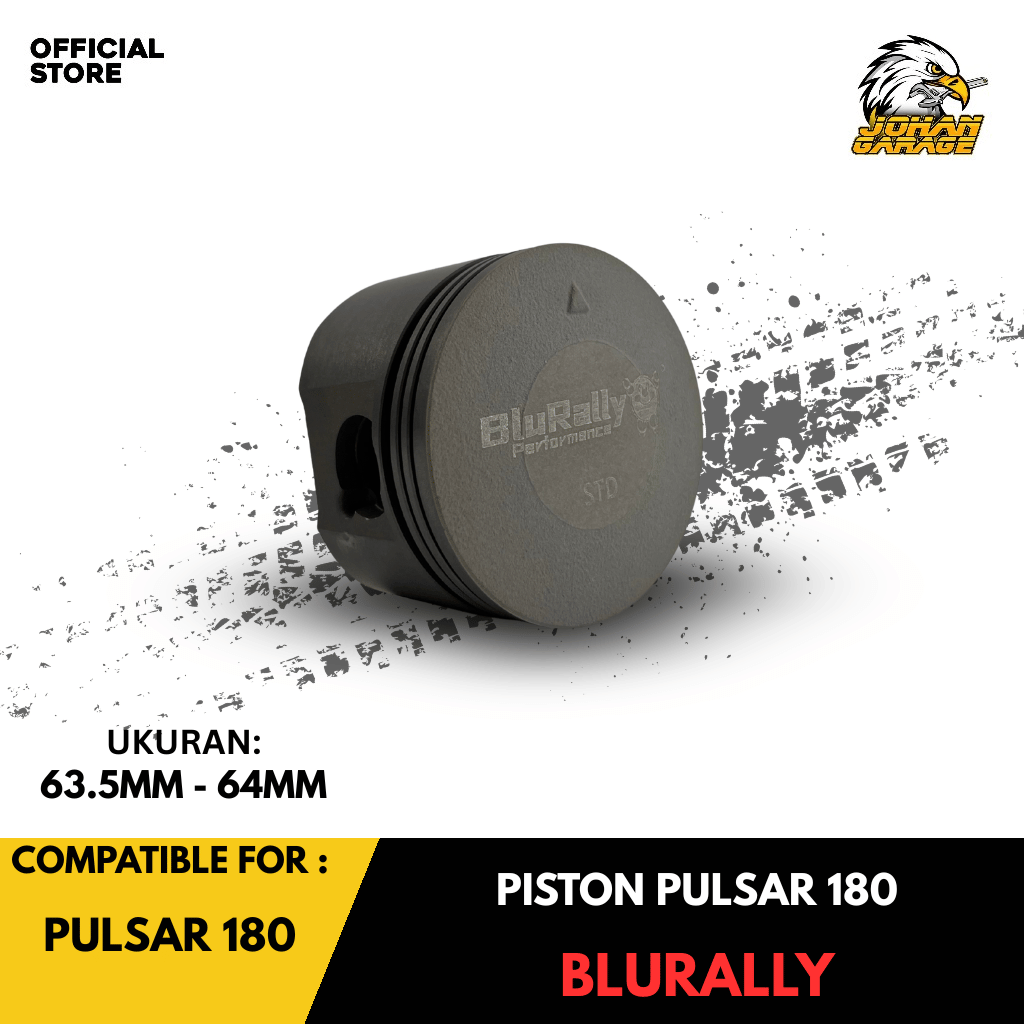Piston Pulsar 180 Blurally 64mm Johan Garage